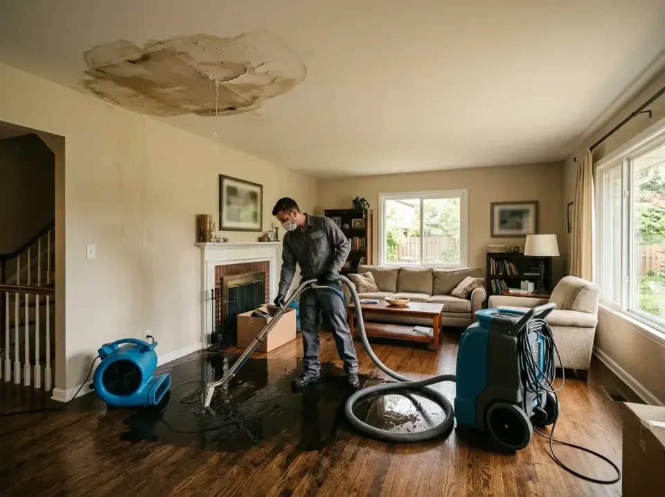 attic-pipe-burst-ceiling-drip-008 — frequently asked questions, Water Damage Restoration & Carpet Care in Waynesville, MO